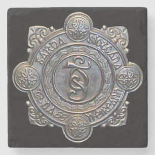Dessous-de-verre En Pierre Police irlandaise, symbole de policier, dessous de