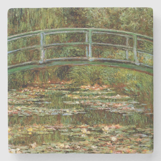 Dessous-de-verre En Pierre Pont français de Monet Giverney (Devant)