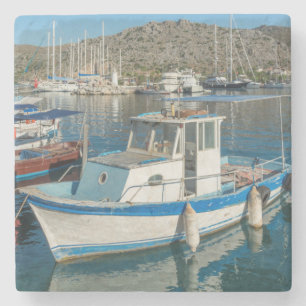 Dessous-de-verre En Pierre Port de Bozburun près de Marmaris, Turquie