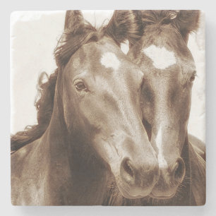 Dessous-de-verre En Pierre Portrait III de cheval