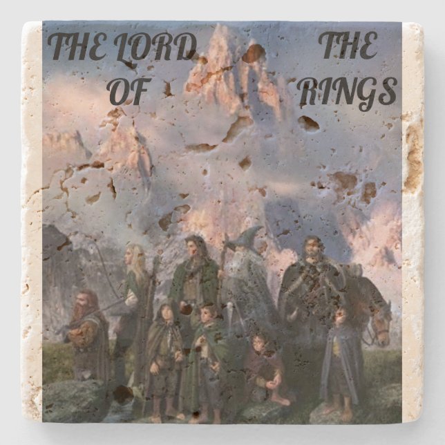 Dessous-de-verre En Pierre Posa vasos el señor de los anillos (Devant)