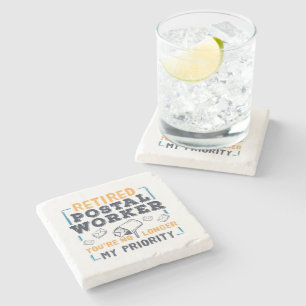 Dessous-de-verre En Pierre Priorité de retraite des travailleurs postaux retr