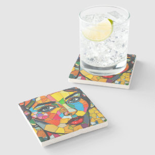 Dessous-de-verre En Pierre « Prismara » - Fragments de sa flamme