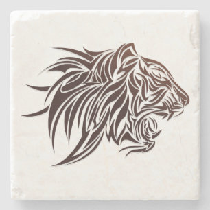 Dessous-de-verre En Pierre Profil Tiger