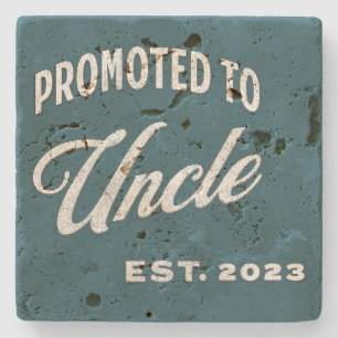 Dessous-de-verre En Pierre Promu À Oncle Est. 2023 Pour Oncle Première Fois