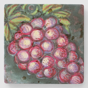 Dessous-de-verre En Pierre Raisins