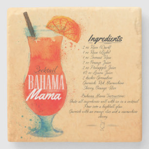 Dessous-de-verre En Pierre Recette Bahama Mama