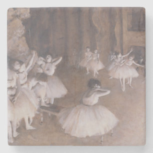 Dessous-de-verre En Pierre Répétition de ballet d'Edgar Degas   sur l'étape,