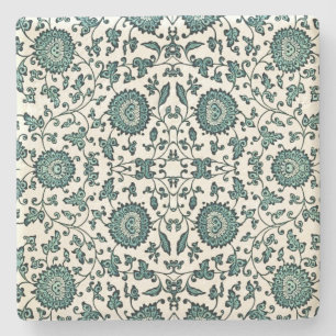 Dessous-de-verre En Pierre Reproduction de motifs floraux chinois Art nouveau