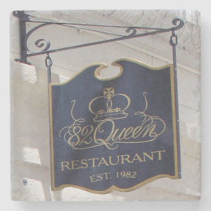 Dessous-de-verre En Pierre Restaurant Charleston, dessous de verre des 82