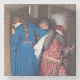 Dessous-de-verre En Pierre Réunion sur les escaliers à tourelle (par F.W. Bur