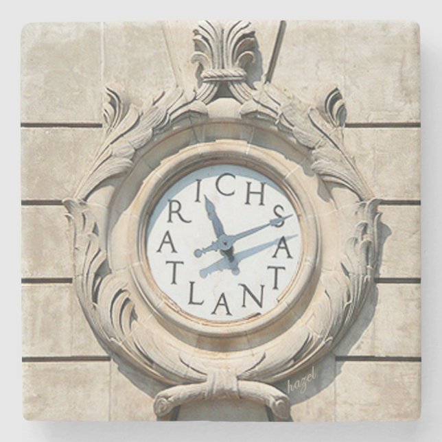 Dessous-de-verre En Pierre Richs Clock, Rich's Atlanta, Rich's (Devant)