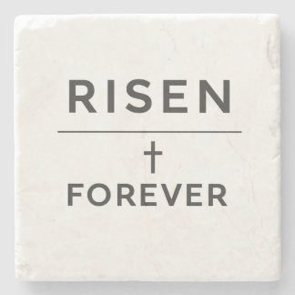 Dessous-de-verre En Pierre Risen + Forever Sticker