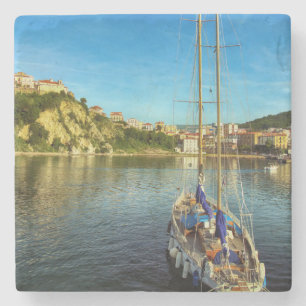 Dessous-de-verre En Pierre Rivage de approche   Agropoli de bateau