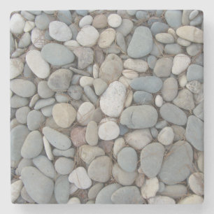 Dessous-de-verre En Pierre River Stones Automne Motifs