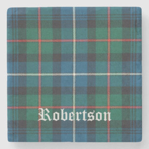 Dessous-de-verre En Pierre Robertson, Robertson Scottish Tartan, Robertson