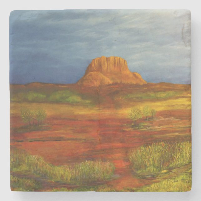 Dessous-de-verre En Pierre Rocher Bell à Sedona (Devant)