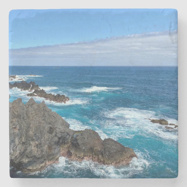 Dessous-de-verre En Pierre Rocher en mer (Devant)