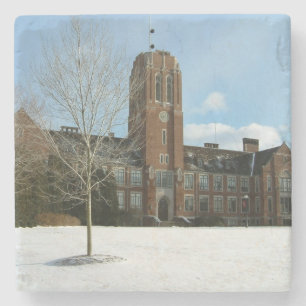 Dessous-de-verre En Pierre Rockwell en hiver au Grove City College