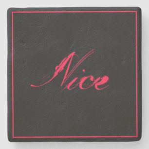 Dessous-de-verre En Pierre Rose de Nice