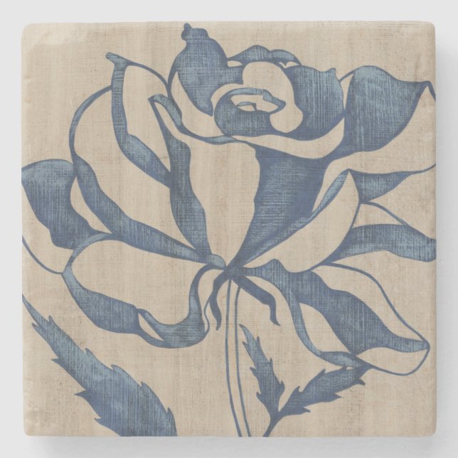 Dessous-de-verre En Pierre Rose Indigo (Devant)