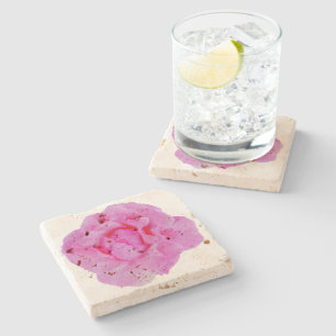 Dessous-de-verre En Pierre rose rose