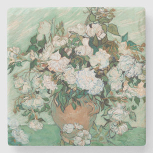 Dessous-de-verre En Pierre Roses de Vincent van Gogh  , 1890