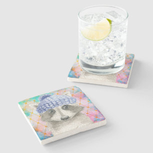 Dessous-de-verre En Pierre Roxy le Raccoon