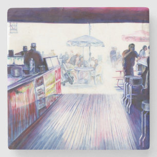 Dessous-de-verre En Pierre Ruby's, Coney Island, New York