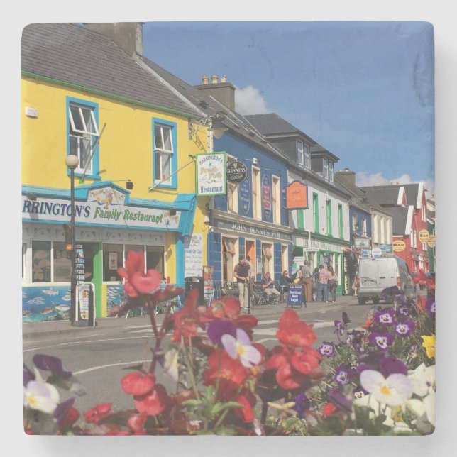 Dessous-de-verre En Pierre Rue de brin, Dingle Irlande, dessous de verre (Devant)