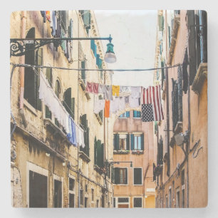 Dessous-de-verre En Pierre Rue étroite à Venise
