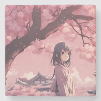 Dessous-de-verre En Pierre Sakura anime girl