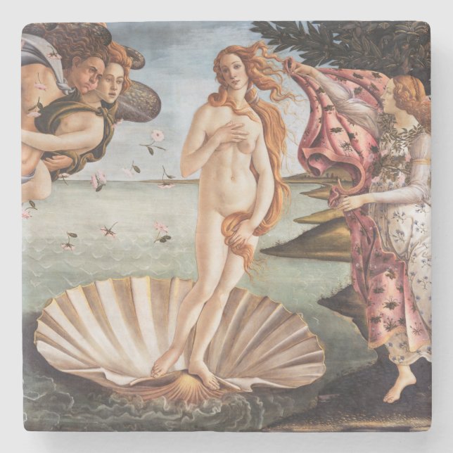 Dessous-de-verre En Pierre Sandro Botticelli - Naissance de Vénus (Devant)