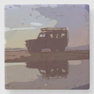 DESSOUS-DE-VERRE EN PIERRE SANS TEMPS