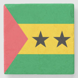 Dessous-de-verre En Pierre Sao Tome and Principe Flag
