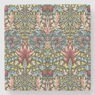 Dessous-de-verre En Pierre Schéma floral William Morris Snakeshead