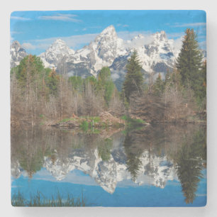Dessous-de-verre En Pierre Schwabacher's Landing, Grand Teton