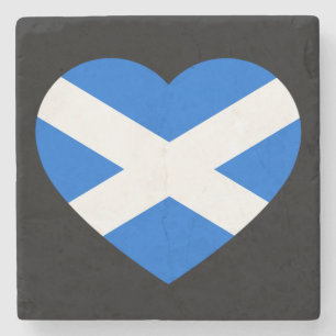 Dessous-de-verre En Pierre Scotland Heartflag Stone Dessous de verre cn