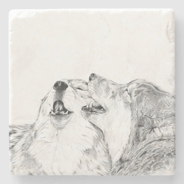 Dessous-de-verre En Pierre Serenade (Devant)