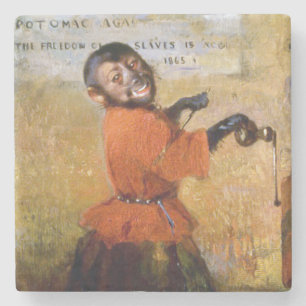 Dessous-de-verre En Pierre Singe souriant