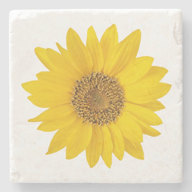 Dessous-de-verre En Pierre Single Bright Yellow (Devant)