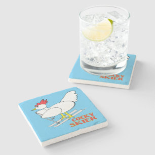 Dessous-de-verre En Pierre Skis cocheux