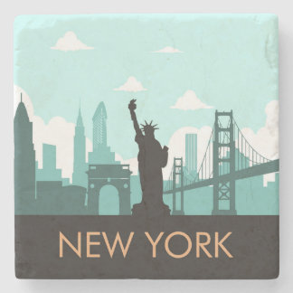 Dessous-de-verre En Pierre Skyline Creative New York