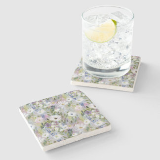 Dessous-de-verre En Pierre Soft Meadow Floral Watercolor