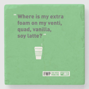 Dessous-de-verre En Pierre Soja Latté