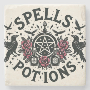 Dessous-de-verre En Pierre Spams et potions