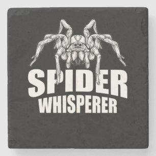 Dessous-de-verre En Pierre Spider Whisperer Halloween Tarantula Spider Cadeau