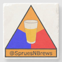 @SpruesNBrews Dessous de verre Premium de la divis