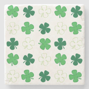 Dessous-de-verre En Pierre St Patrick Day Irlandais Shamrocks verts