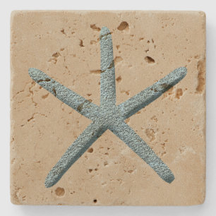 Dessous-de-verre En Pierre Starfish Beach Sand Rustique Nautique